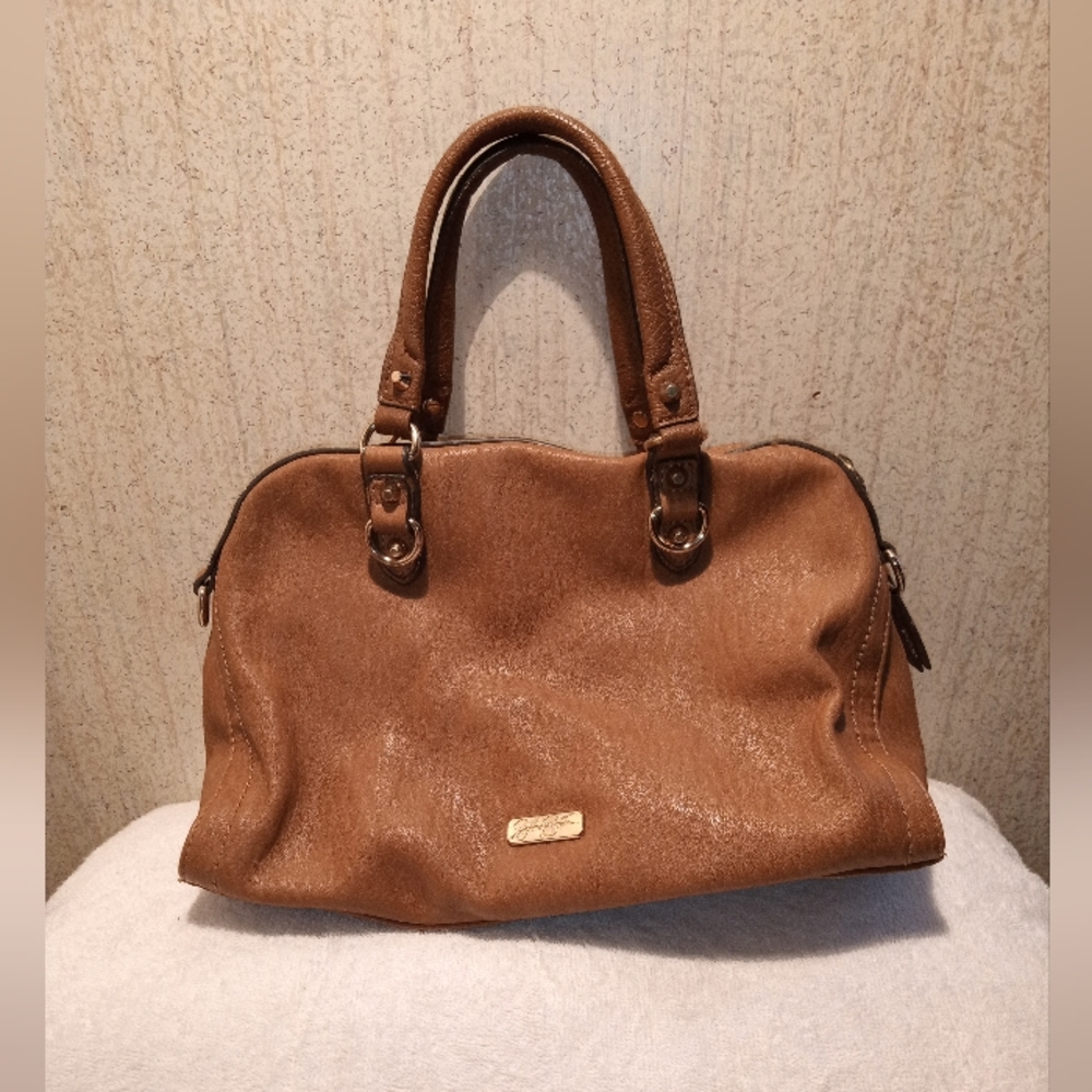 Jessica Simpson Tan Satchel Handbag